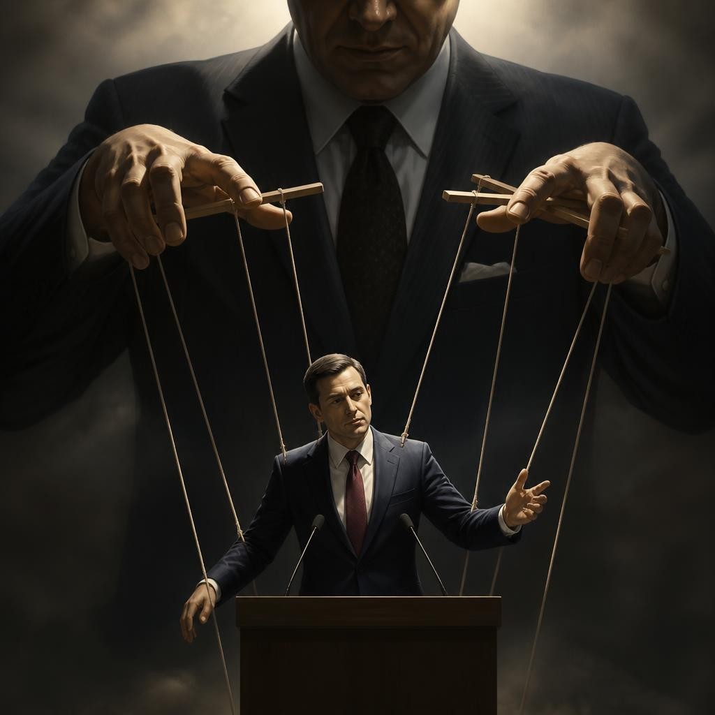 Illustration for the English word “puppet”