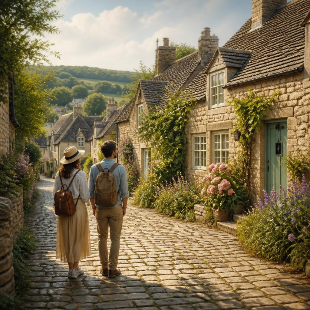 Illustration for the English word “quaint”