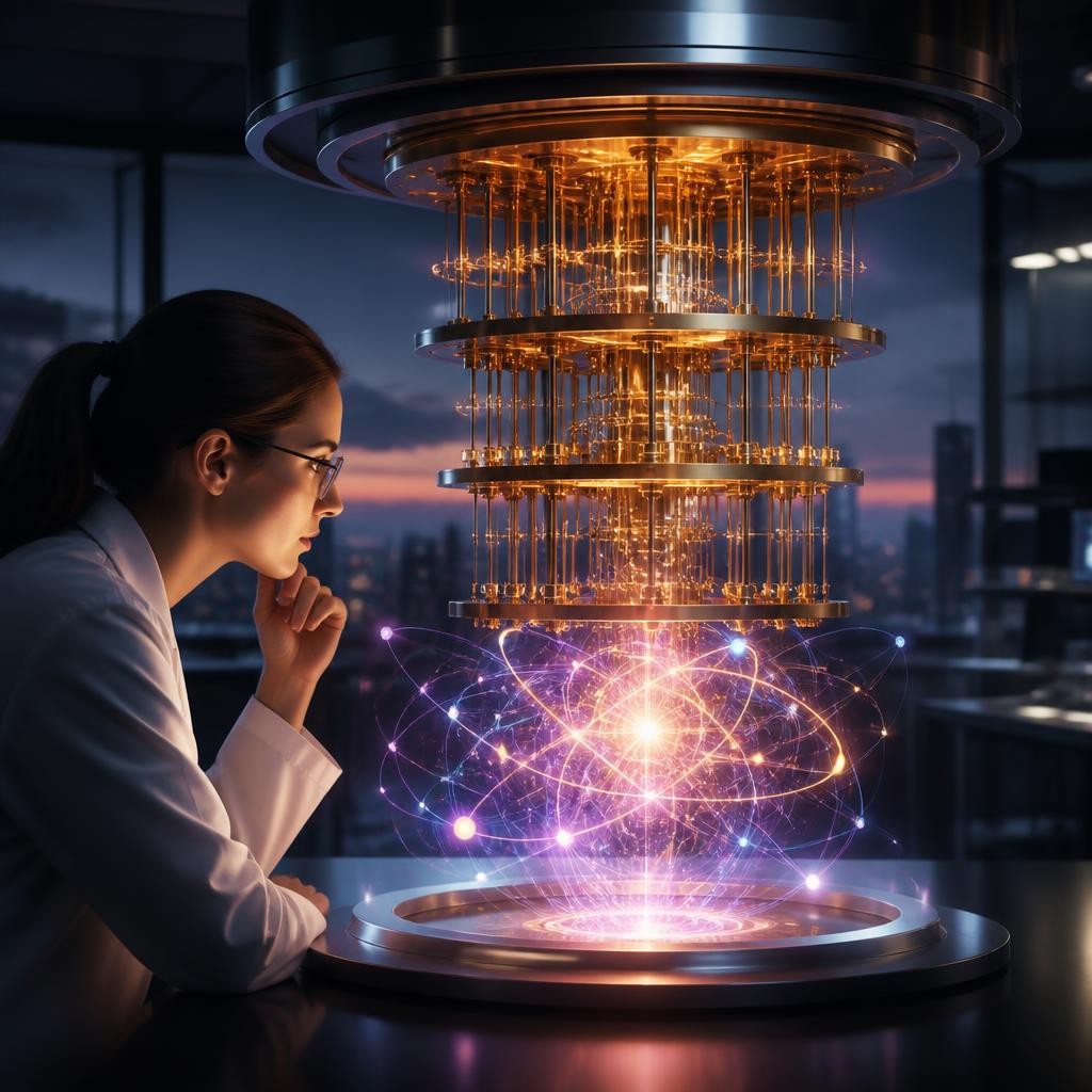 Illustration for the English word “quantum”