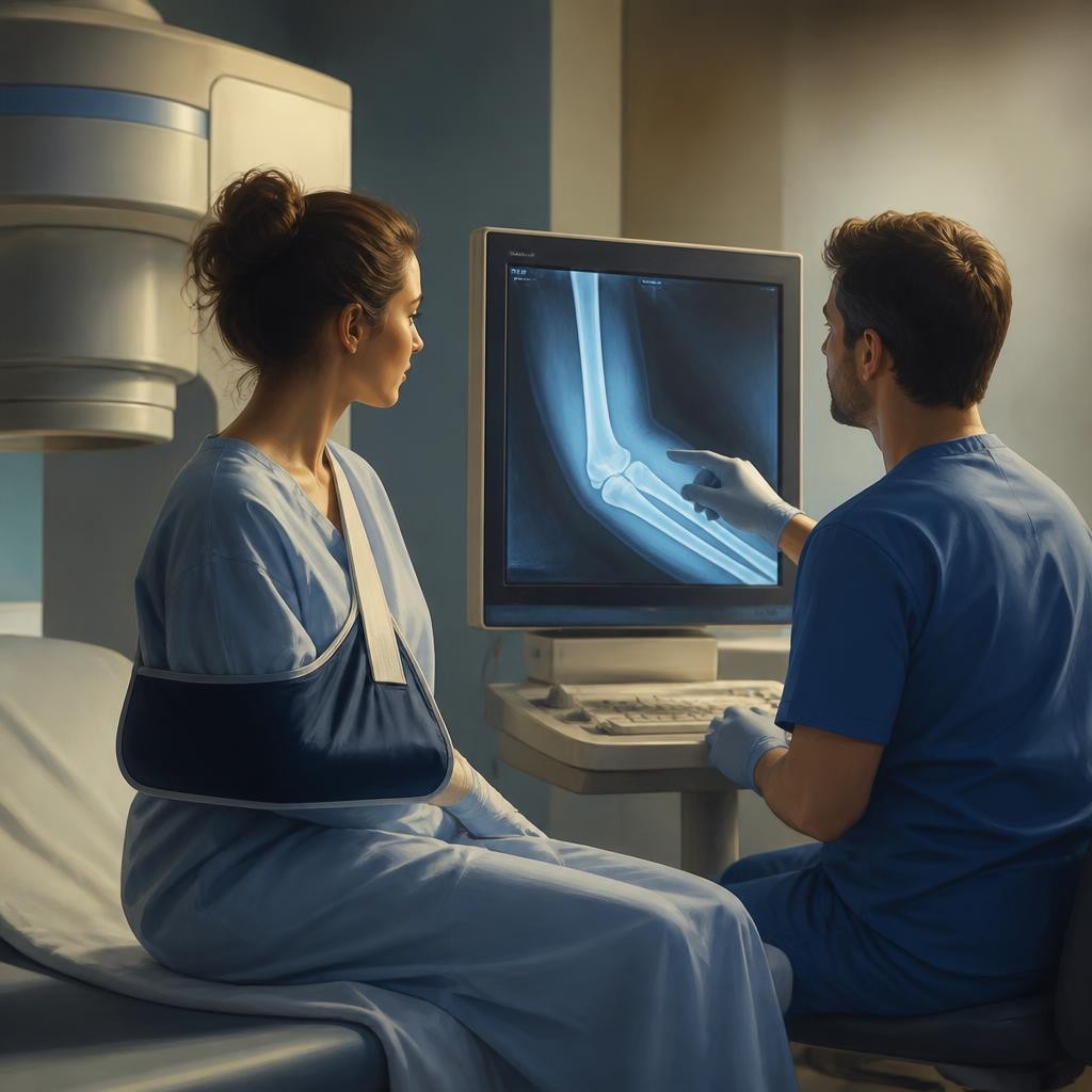 Illustration for the English word “radiology”