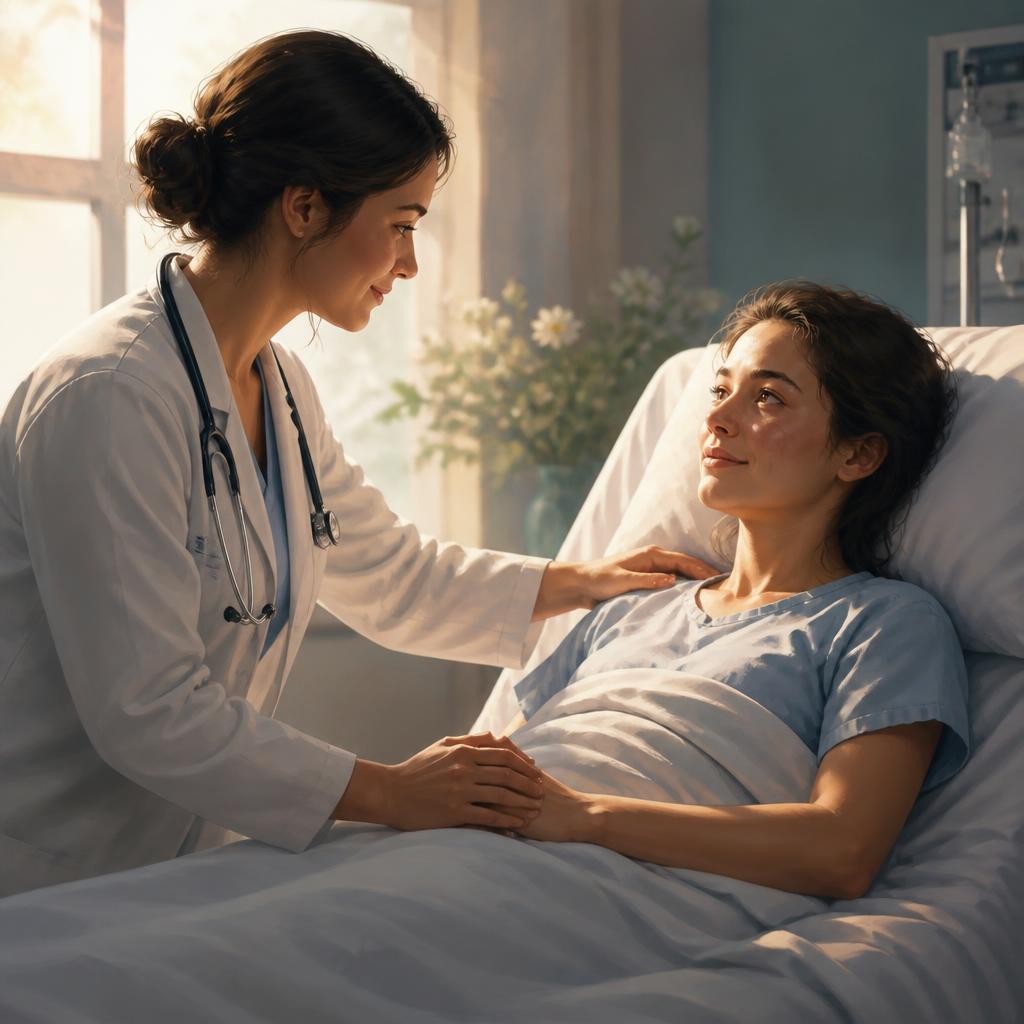 Illustration for the English word “reassurance”