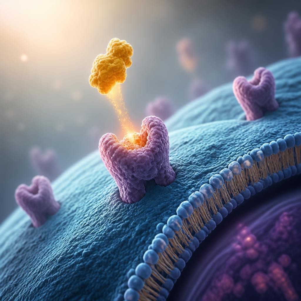 Illustration for the English word “receptor”