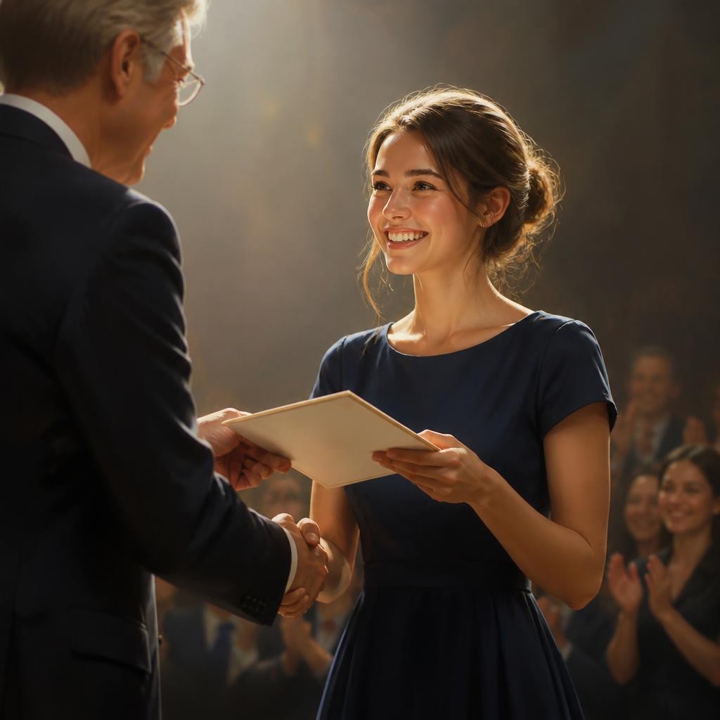 Illustration for the English word “recipient”