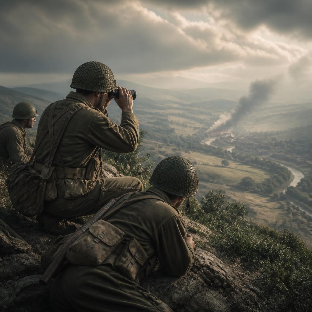 Illustration for the English word “reconnaissance”