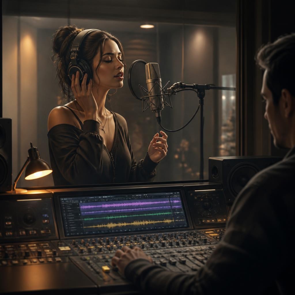 Illustration for the English word “recording”