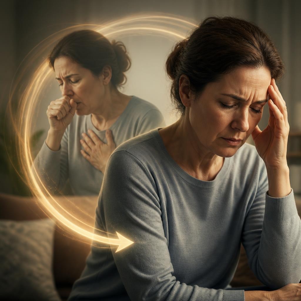 Illustration for the English word “recurrence”