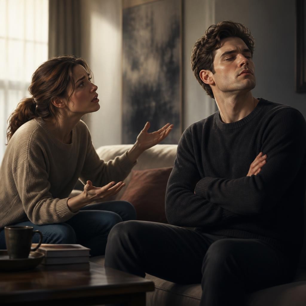 Illustration for the English word “refusal”