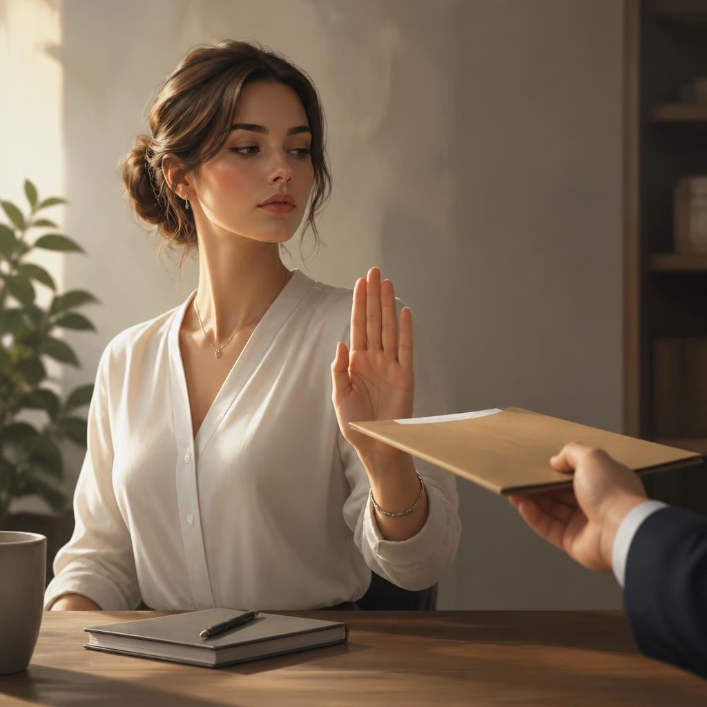 Illustration for the English word “reject”