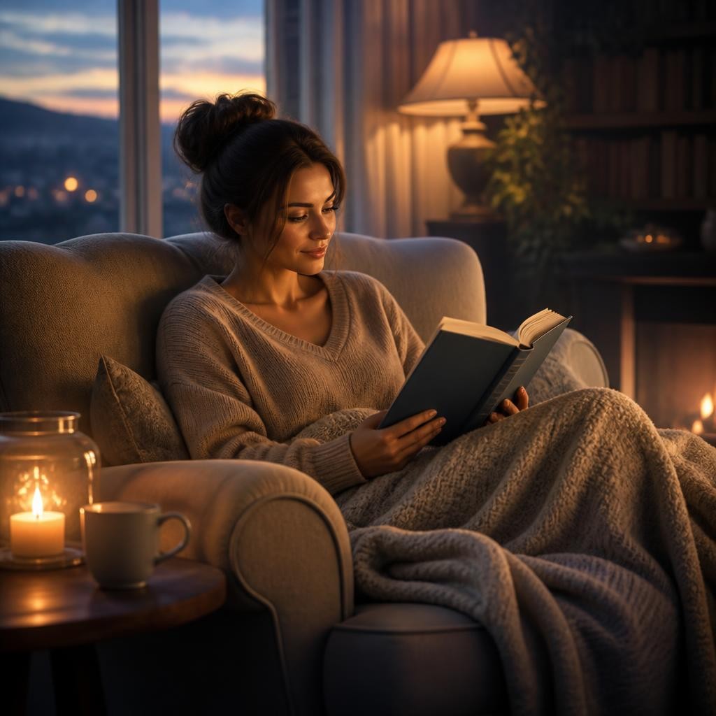 Illustration for the English word “relax”