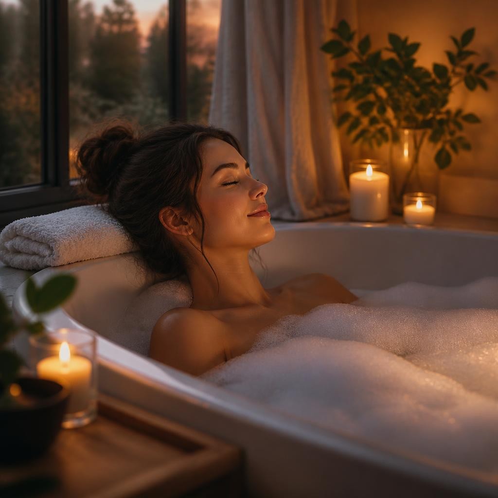Illustration for the English word “relaxation”