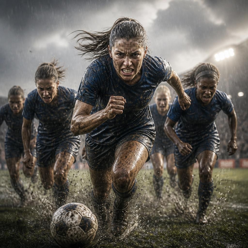 Illustration for the English word “relentless”