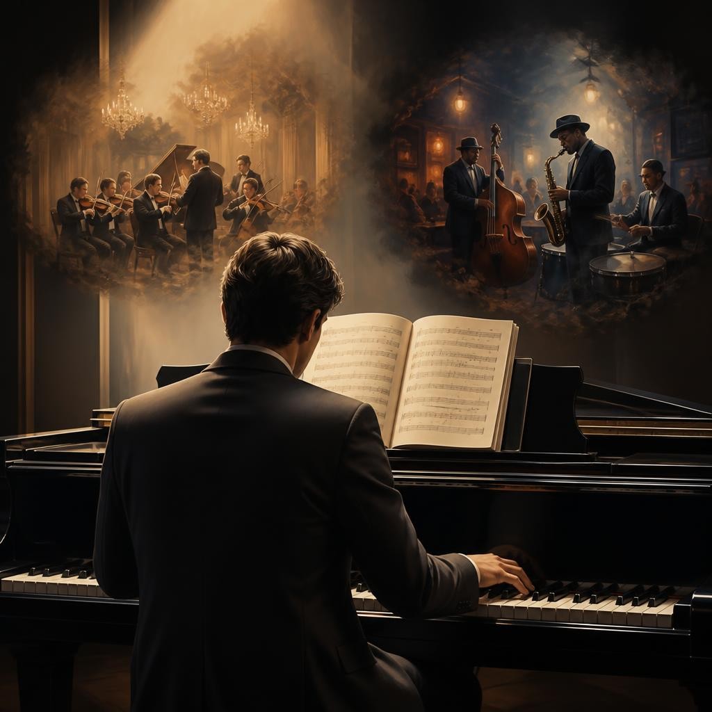 Illustration for the English word “repertoire”