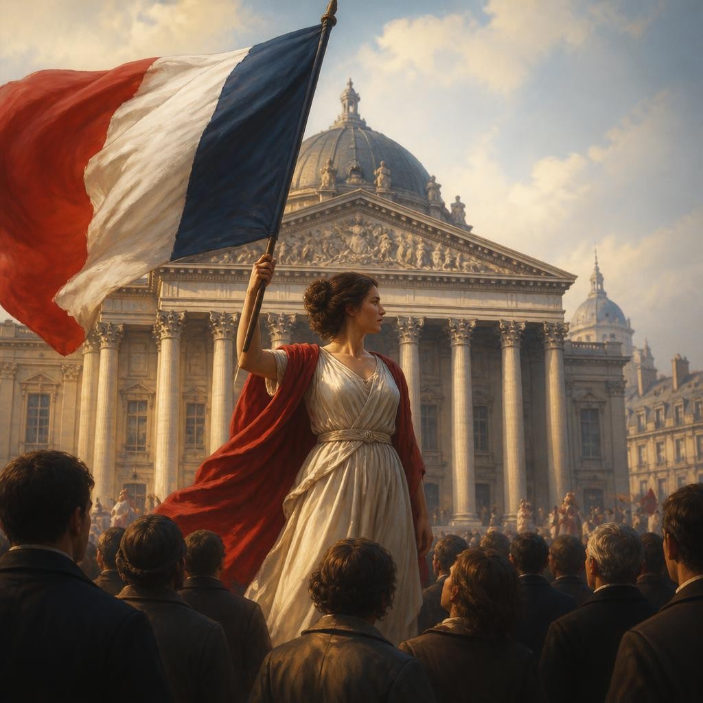 Illustration for the English word “republic”