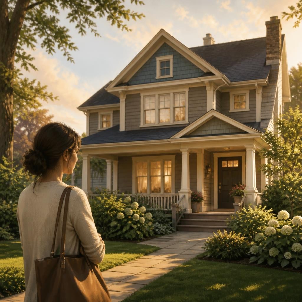 Illustration for the English word “residence”