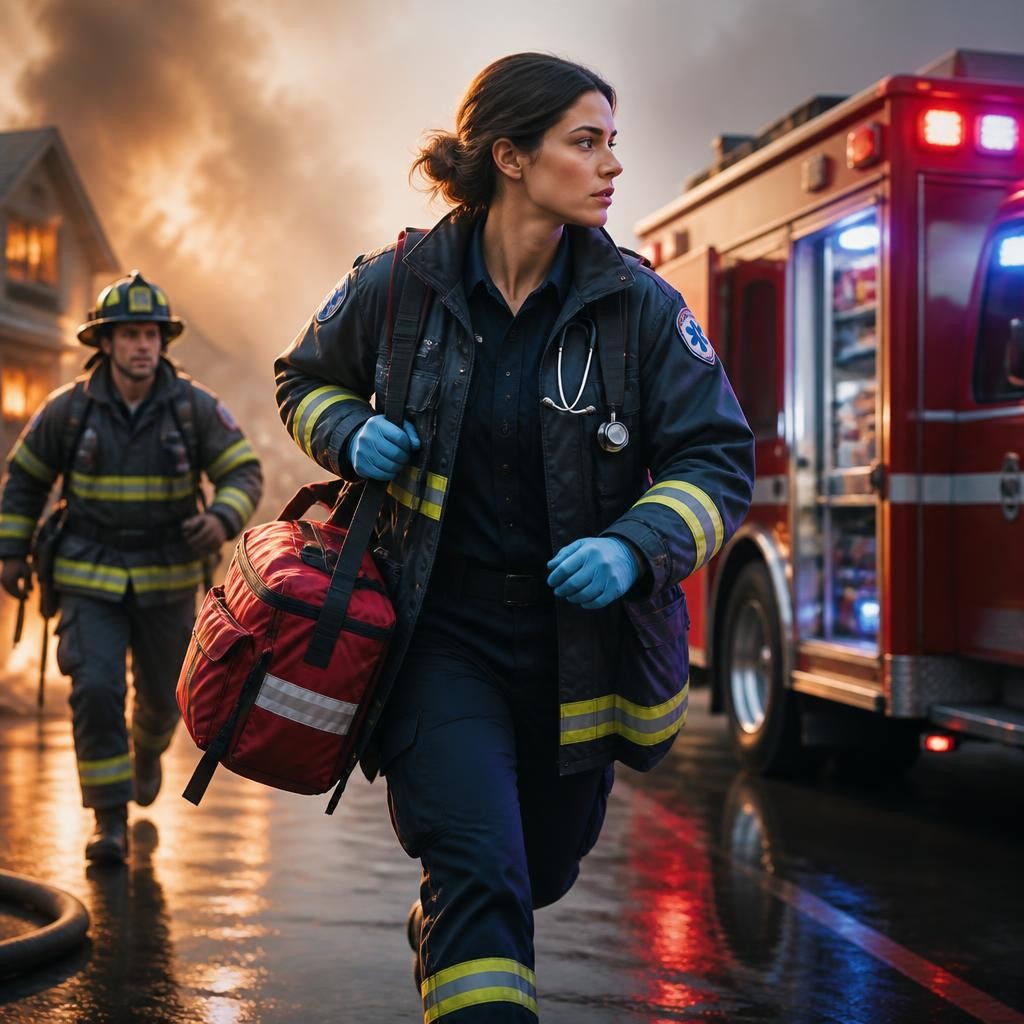 Illustration for the English word “responders”