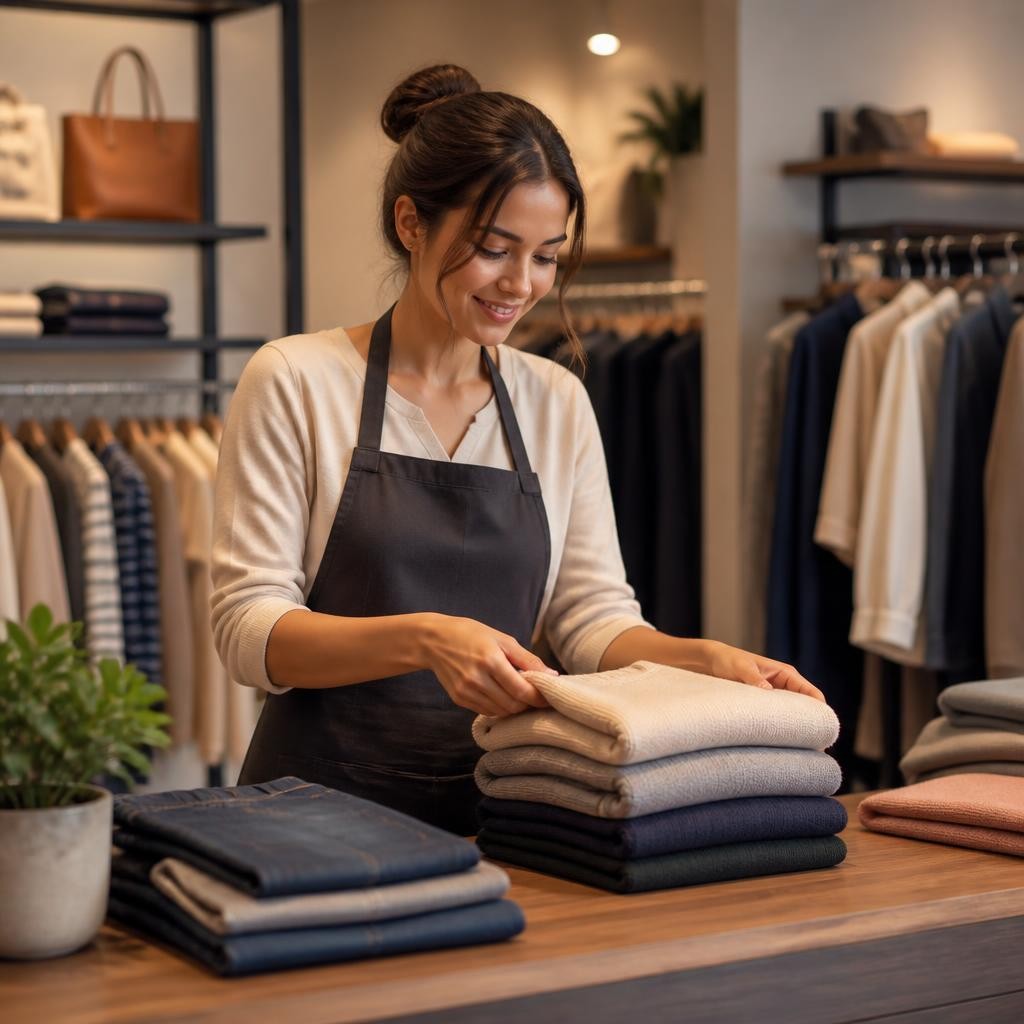 Illustration for the English word “retail”