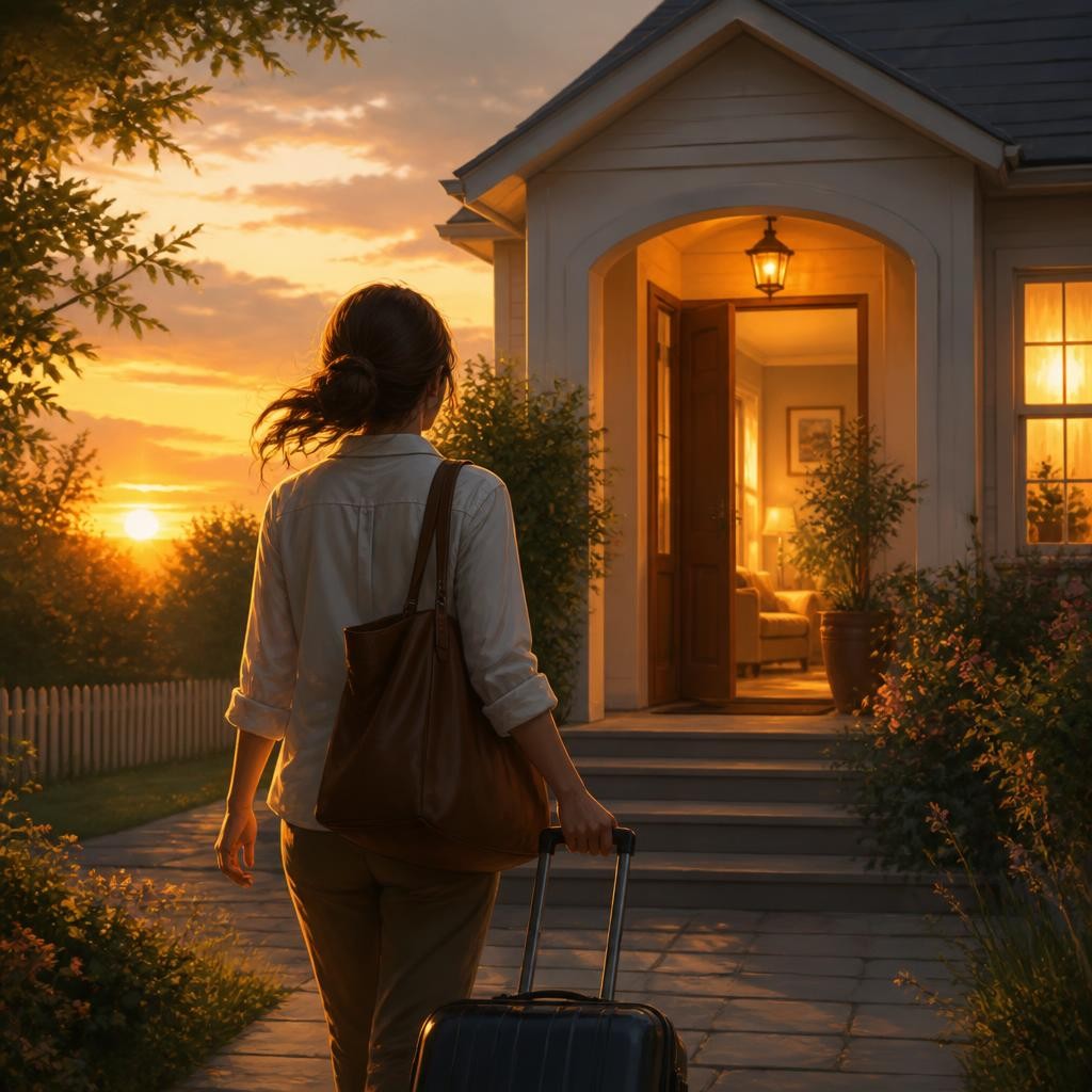 Illustration for the English word “return”