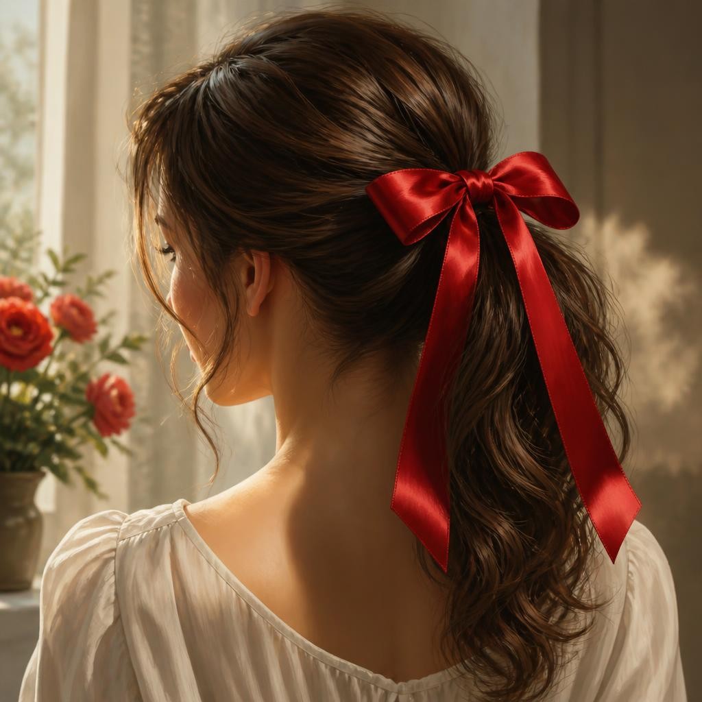 Illustration for the English word “ribbon”