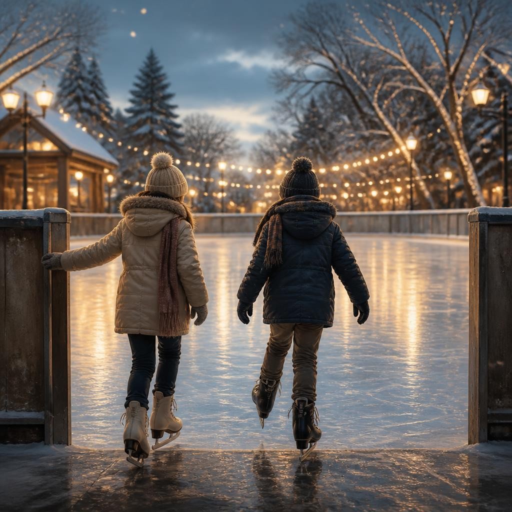 Illustration for the English word “rink”