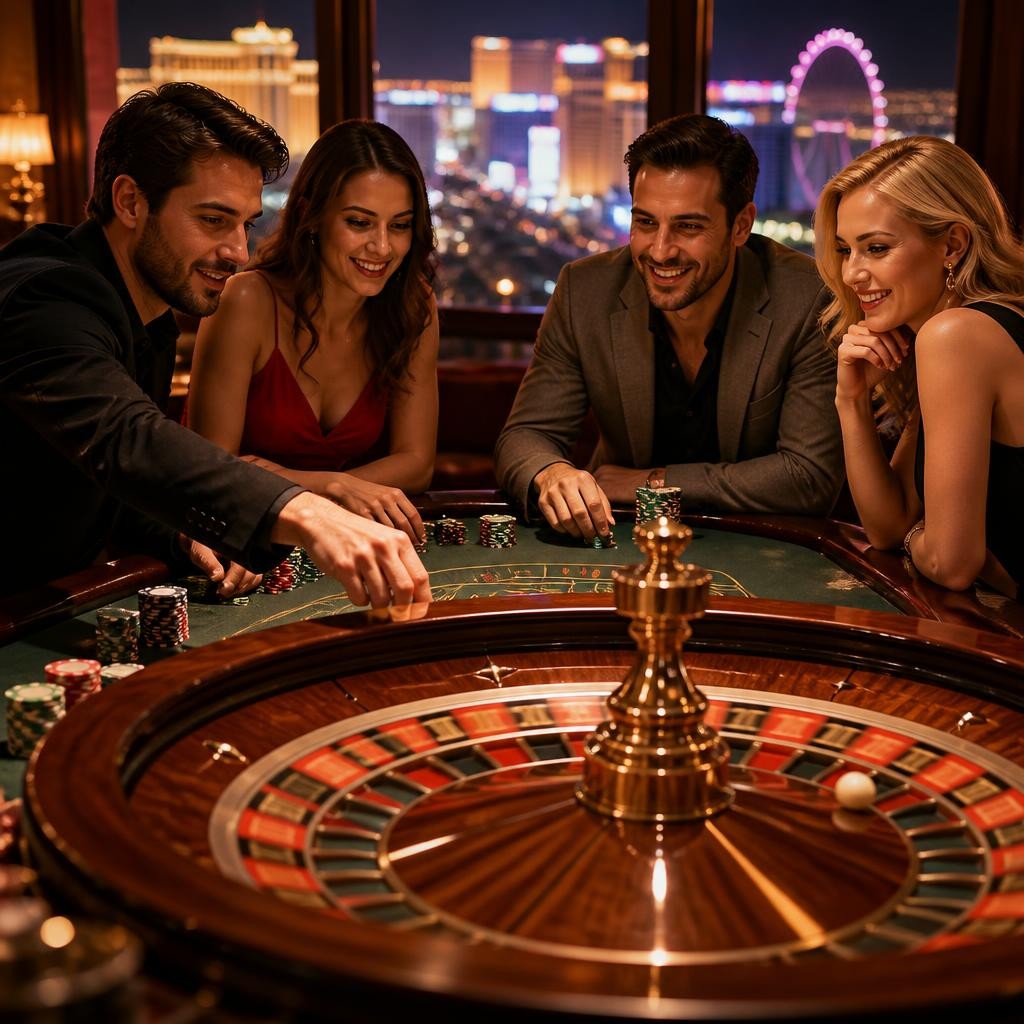 Illustration for the English word “roulette”