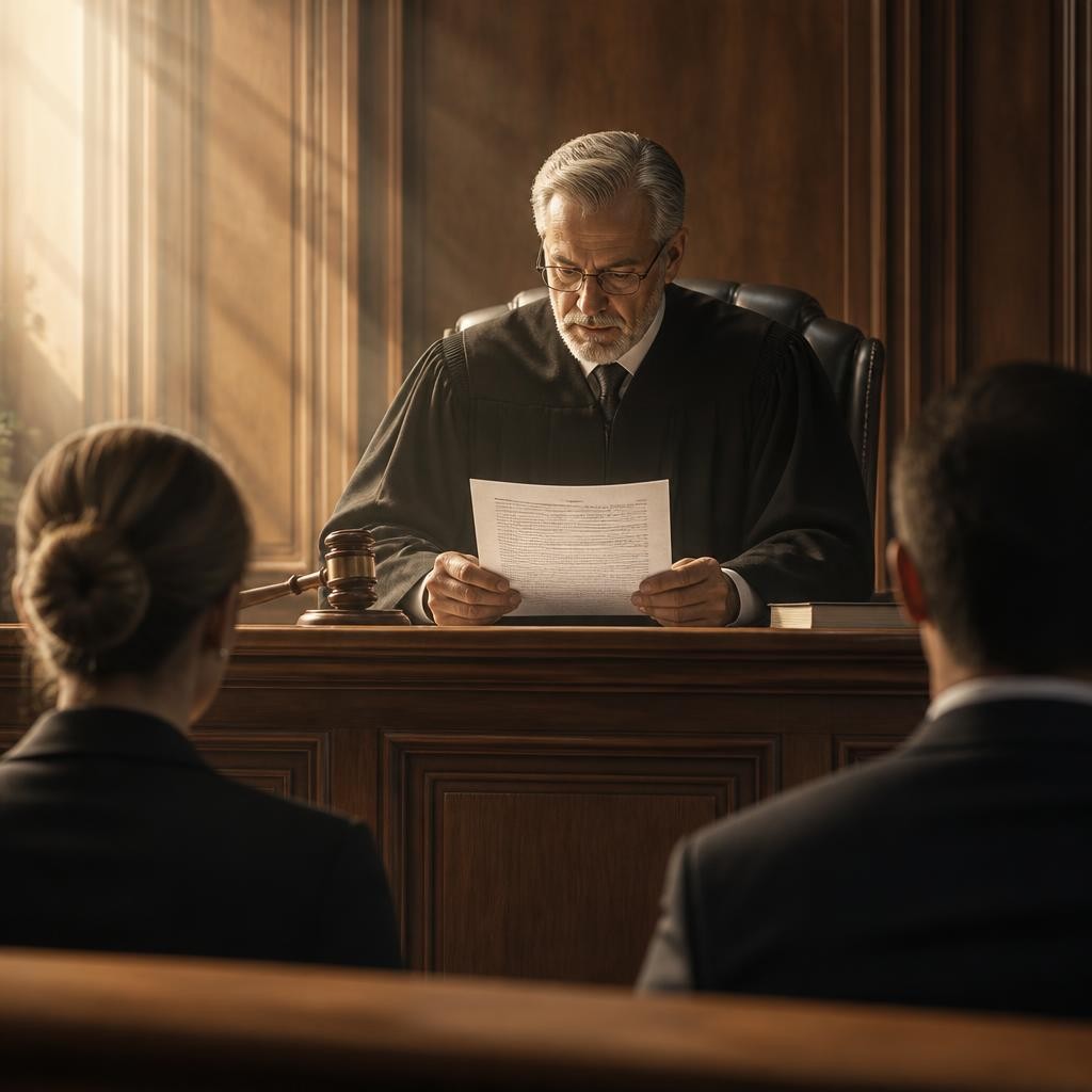 Illustration for the English word “ruling”