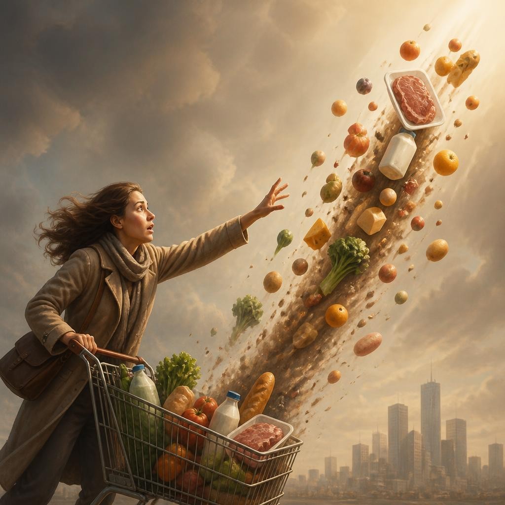 Illustration for the English word “runaway”