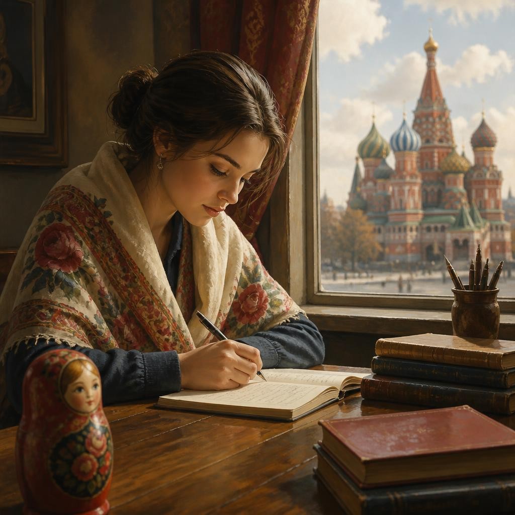 Illustration for the English word “russian”