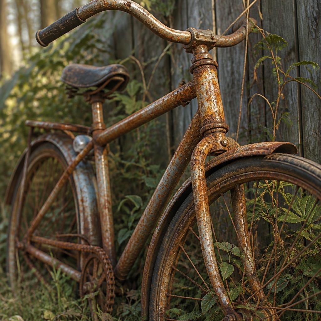 Illustration for the English word “rust”
