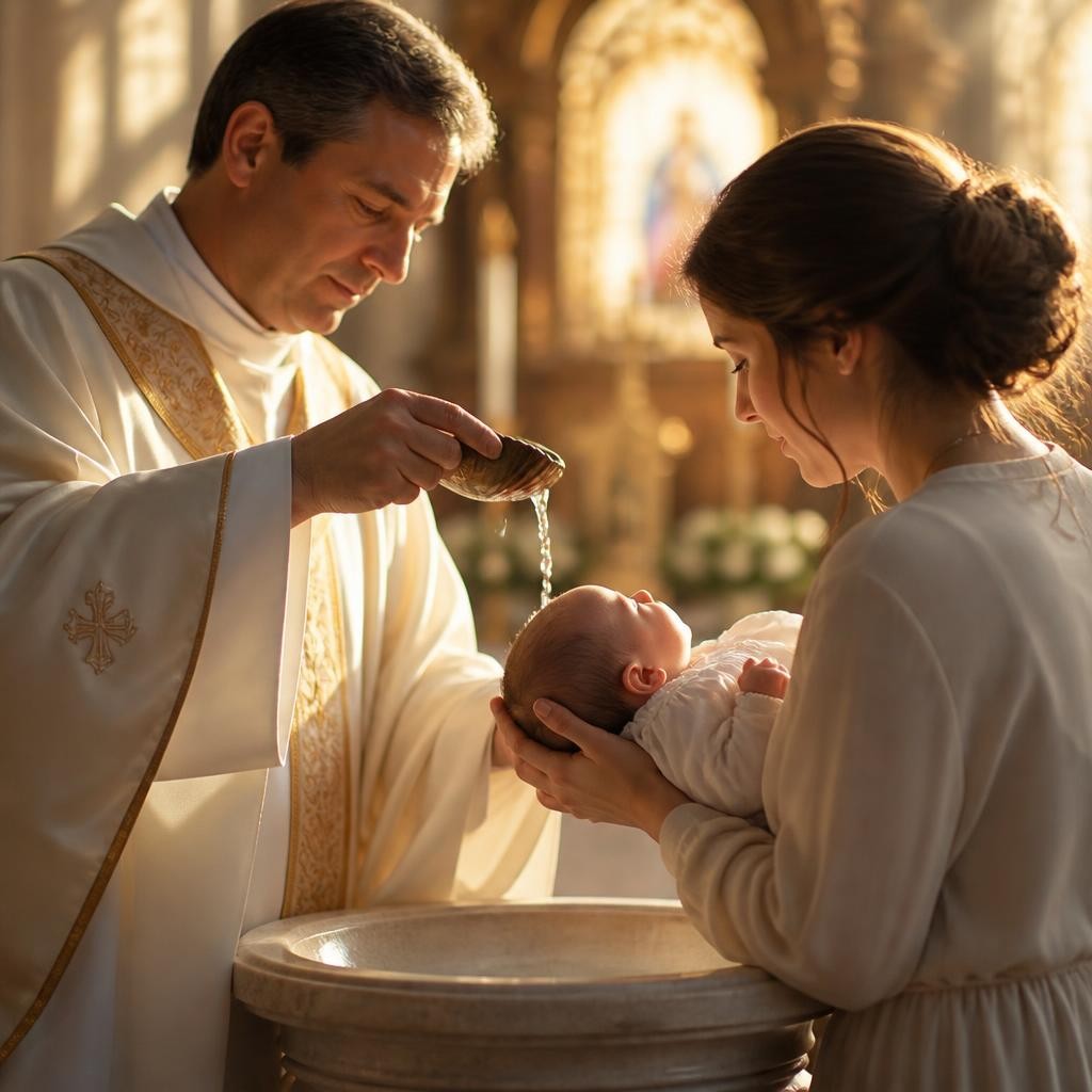 Illustration for the English word “sacrament”
