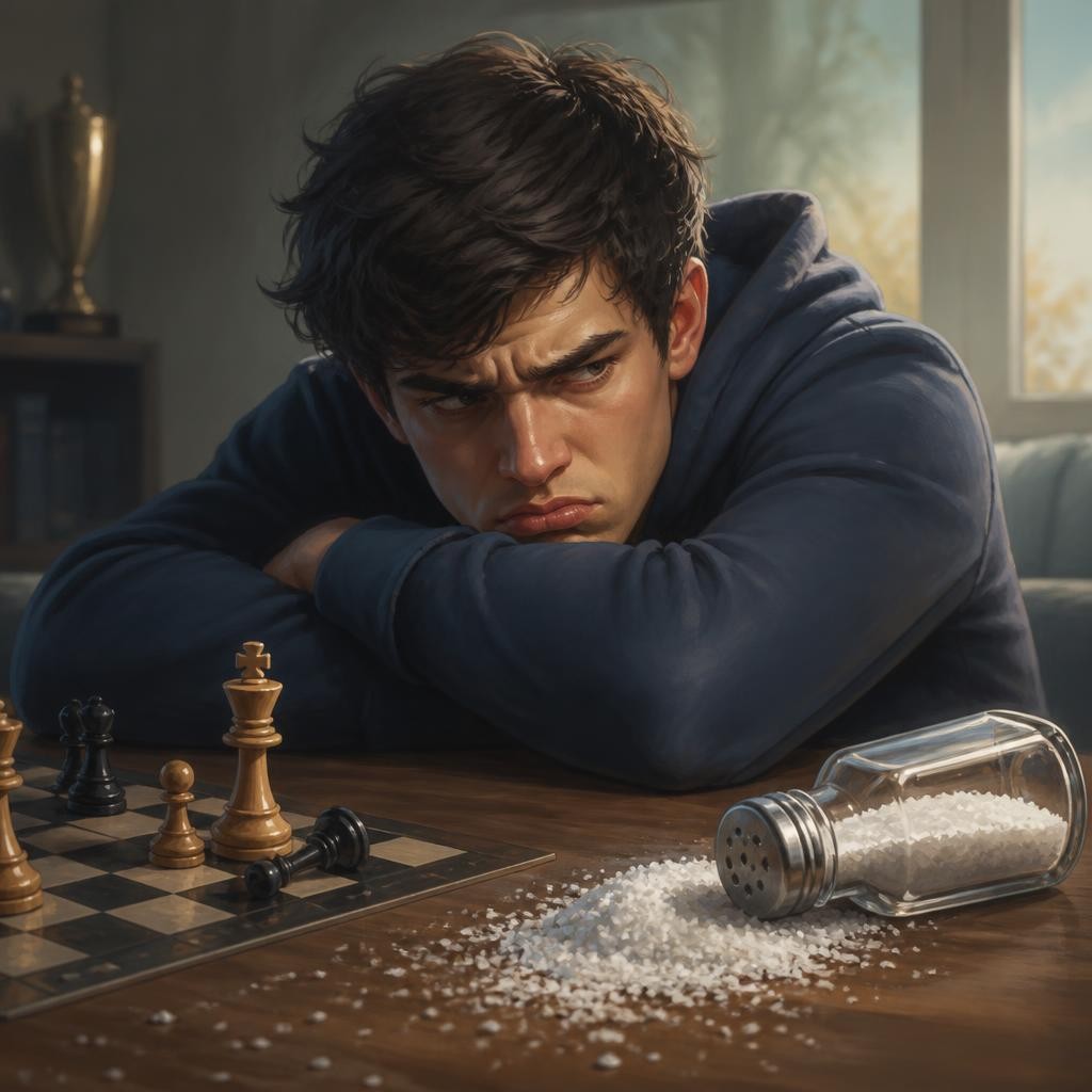 Illustration for the English word “salty”