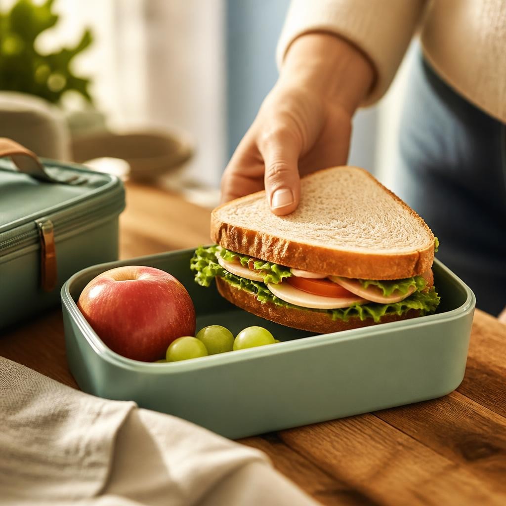 Illustration for the English word “sandwich”