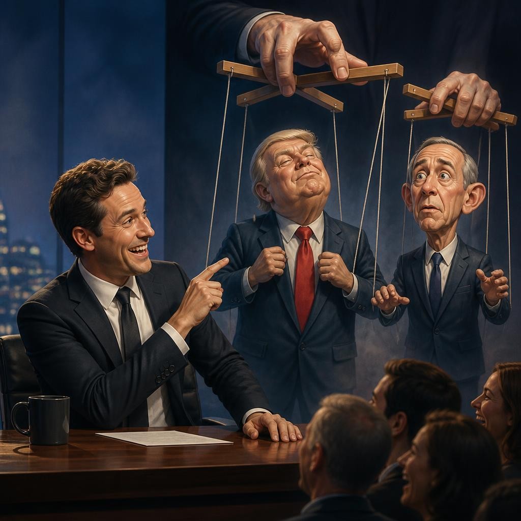 Illustration for the English word “satire”