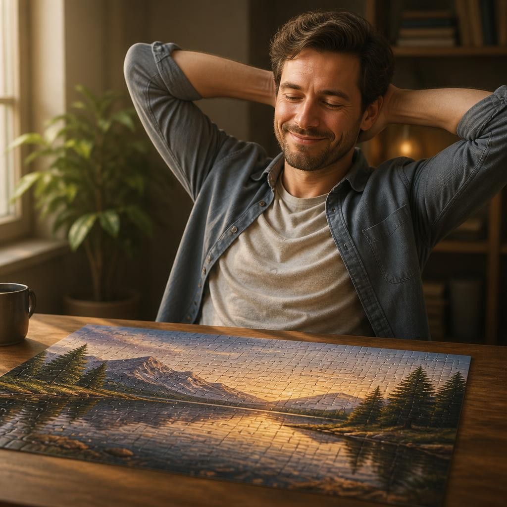 Illustration for the English word “satisfaction”