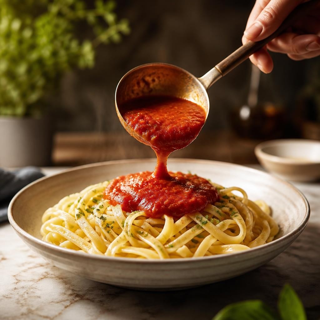 Illustration for the English word “sauce”