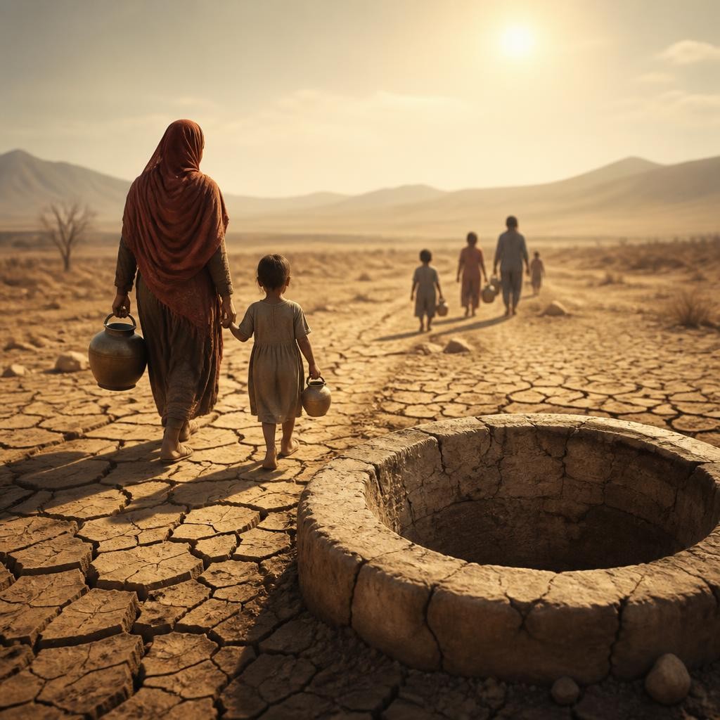 Illustration for the English word “scarcity”