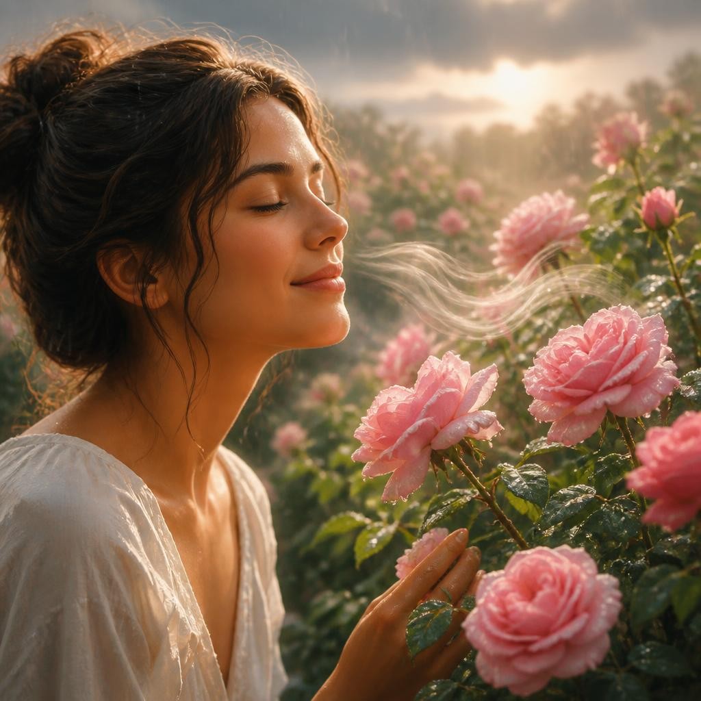 Illustration for the English word “scent”