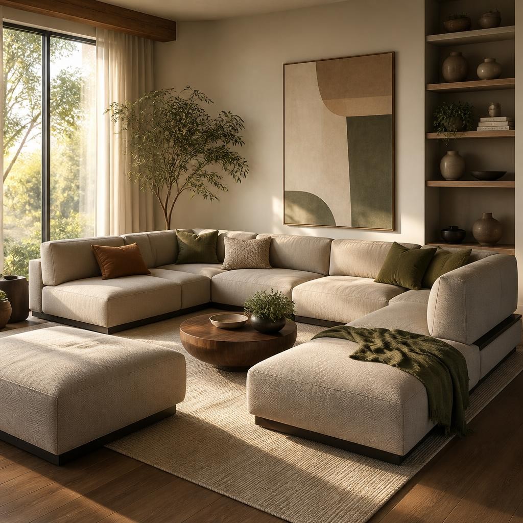 Illustration for the English word “sectional”