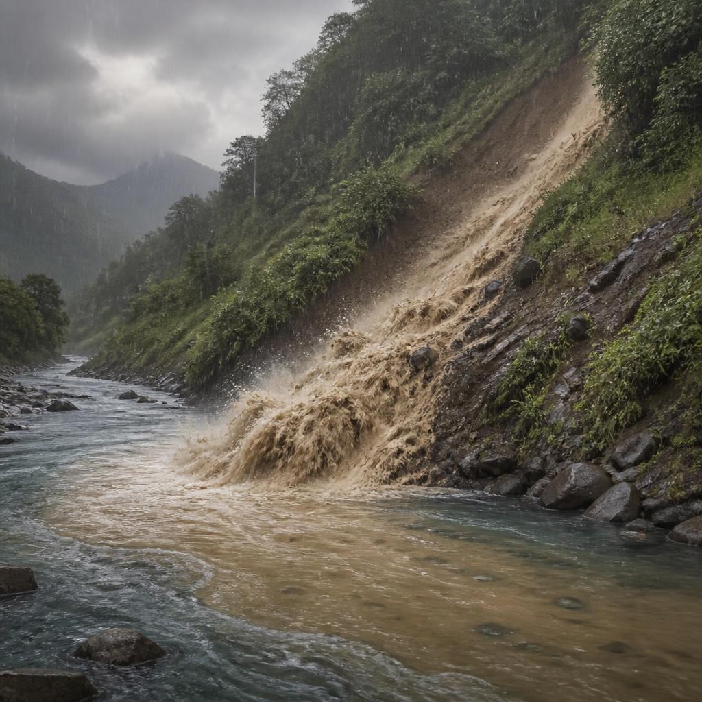 Illustration for the English word “sediment”