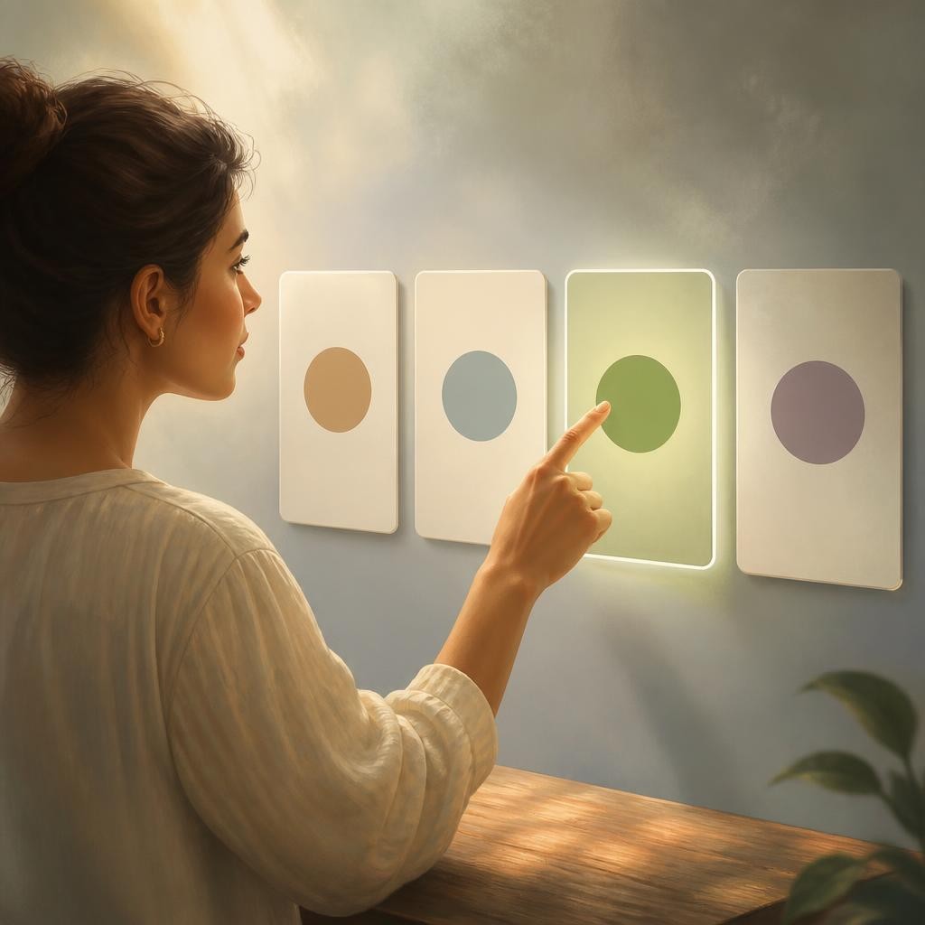 Illustration for the English word “select”