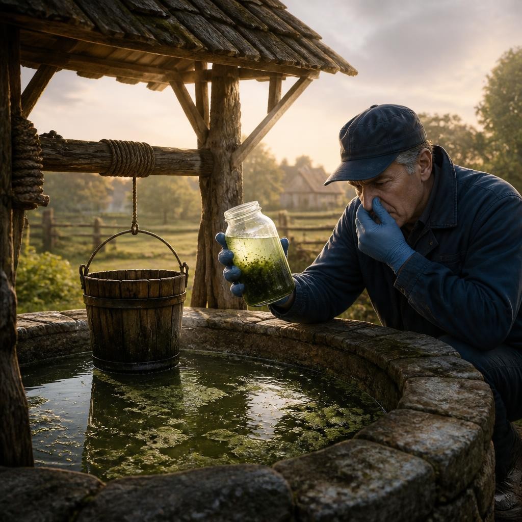 Illustration for the English word “septic”