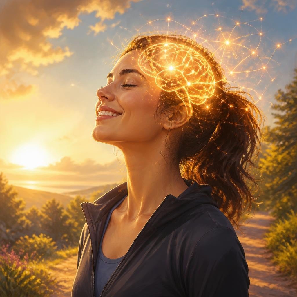Illustration for the English word “serotonin”