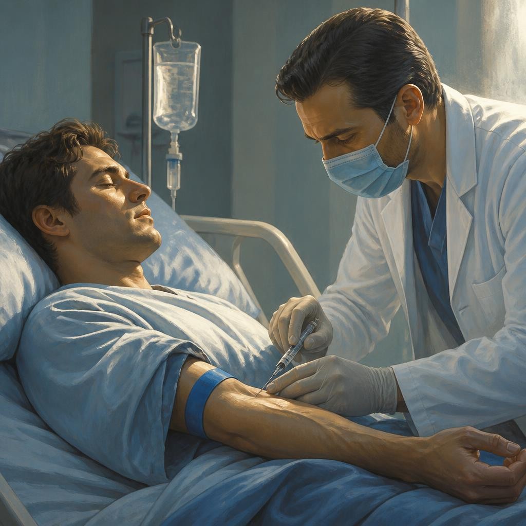 Illustration for the English word “serum”