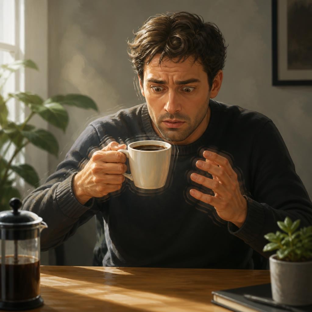 Illustration for the English word “shaky”