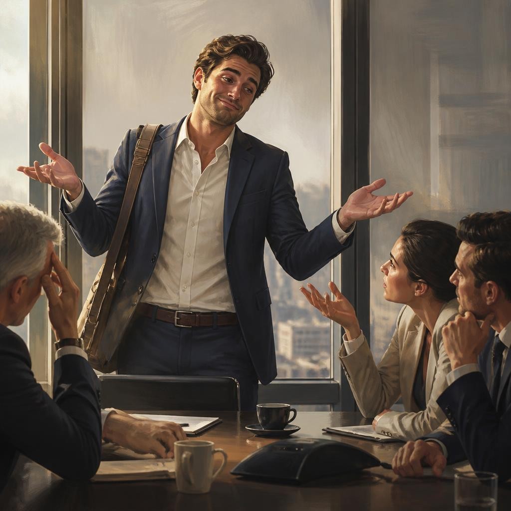 Illustration for the English word “shameless”