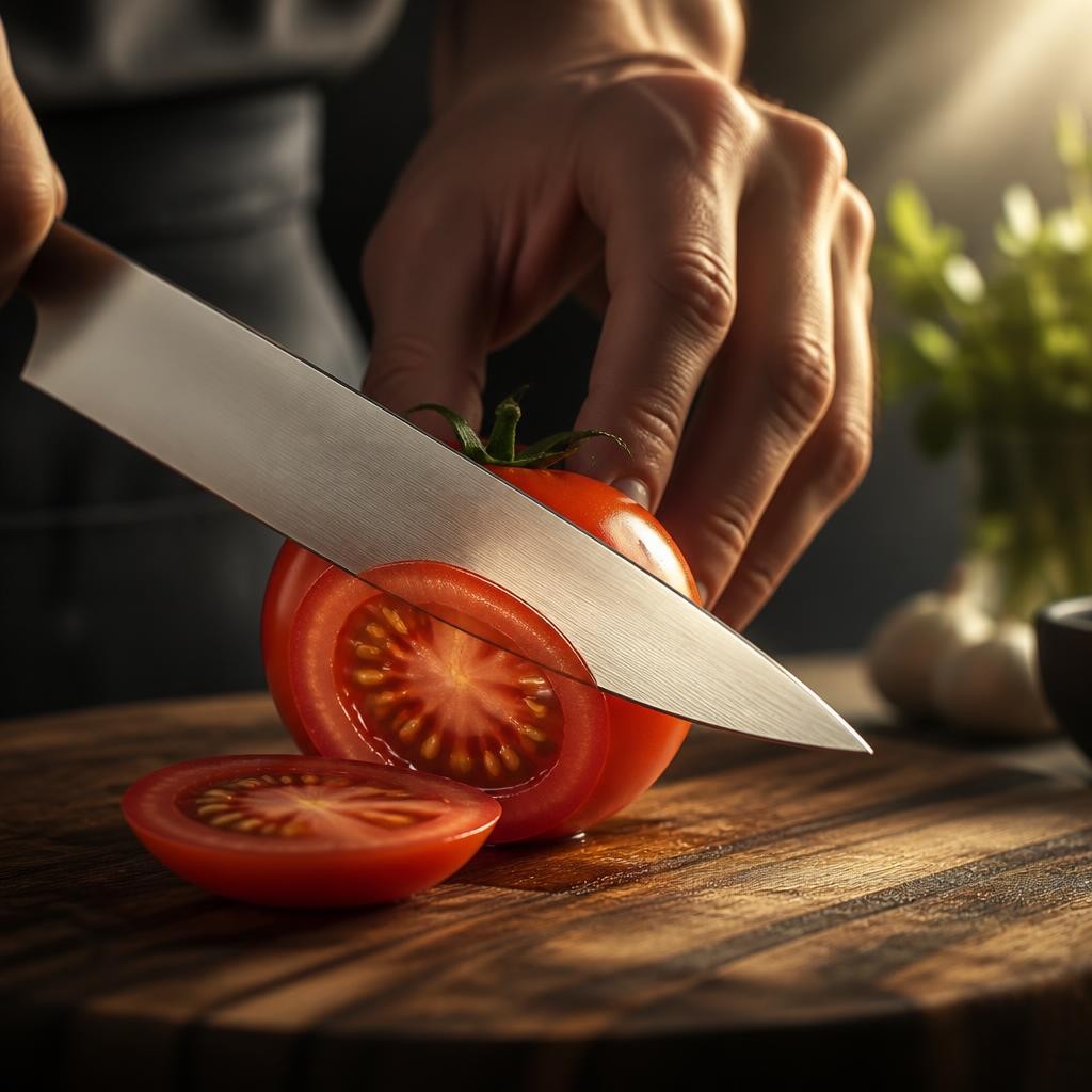 Illustration for the English word “sharp”