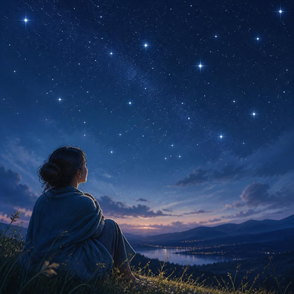 Illustration for the English word “shine”