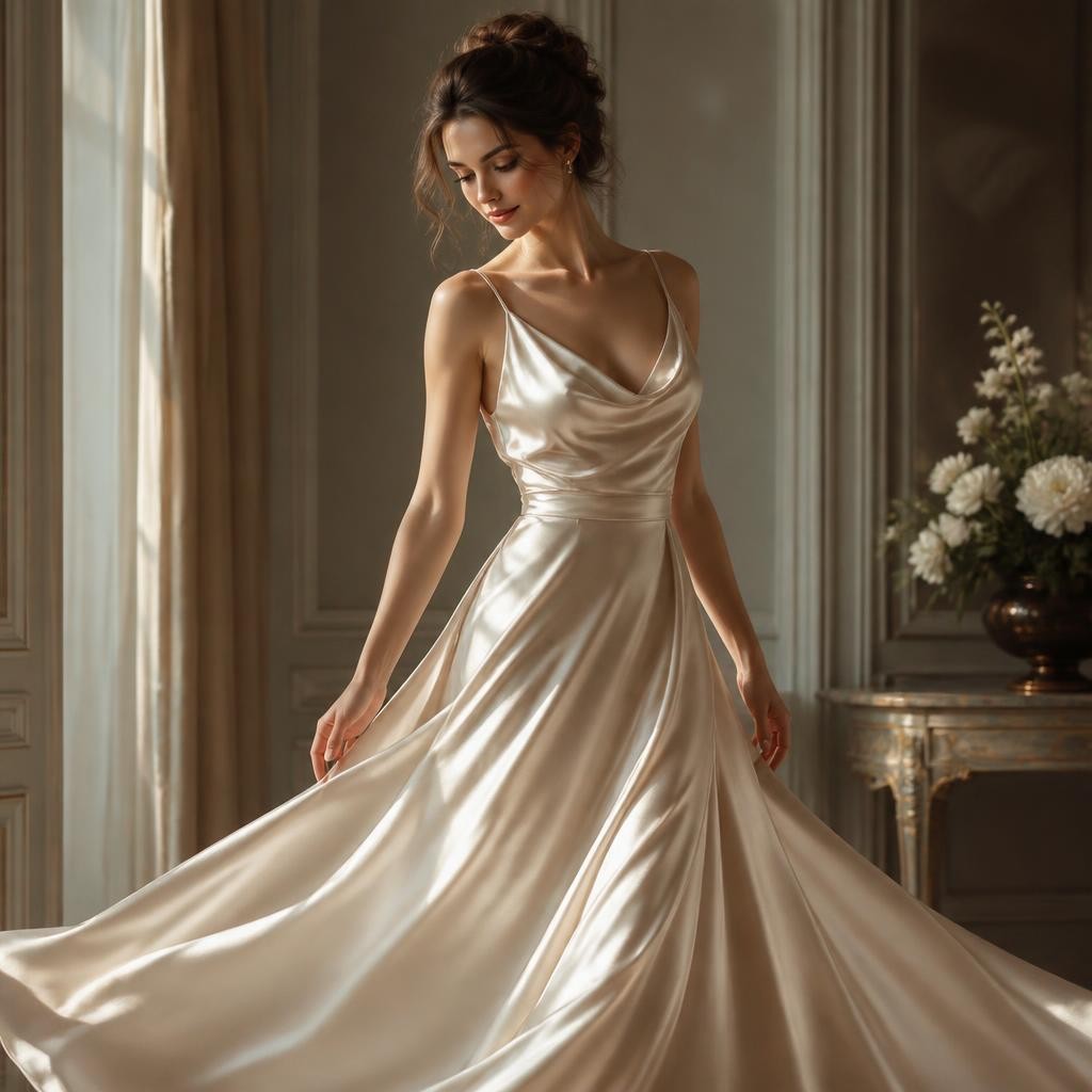 Illustration for the English word “silk”