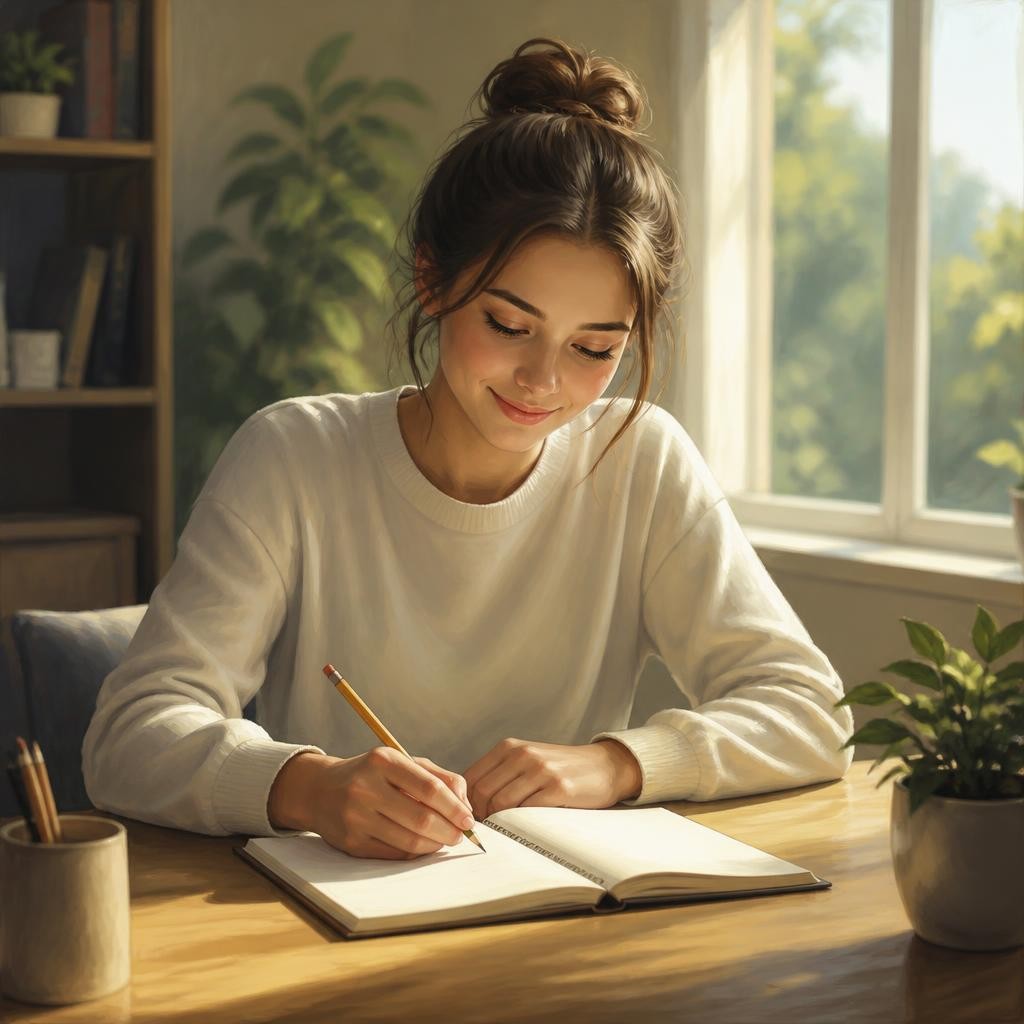 Illustration for the English word “simple”