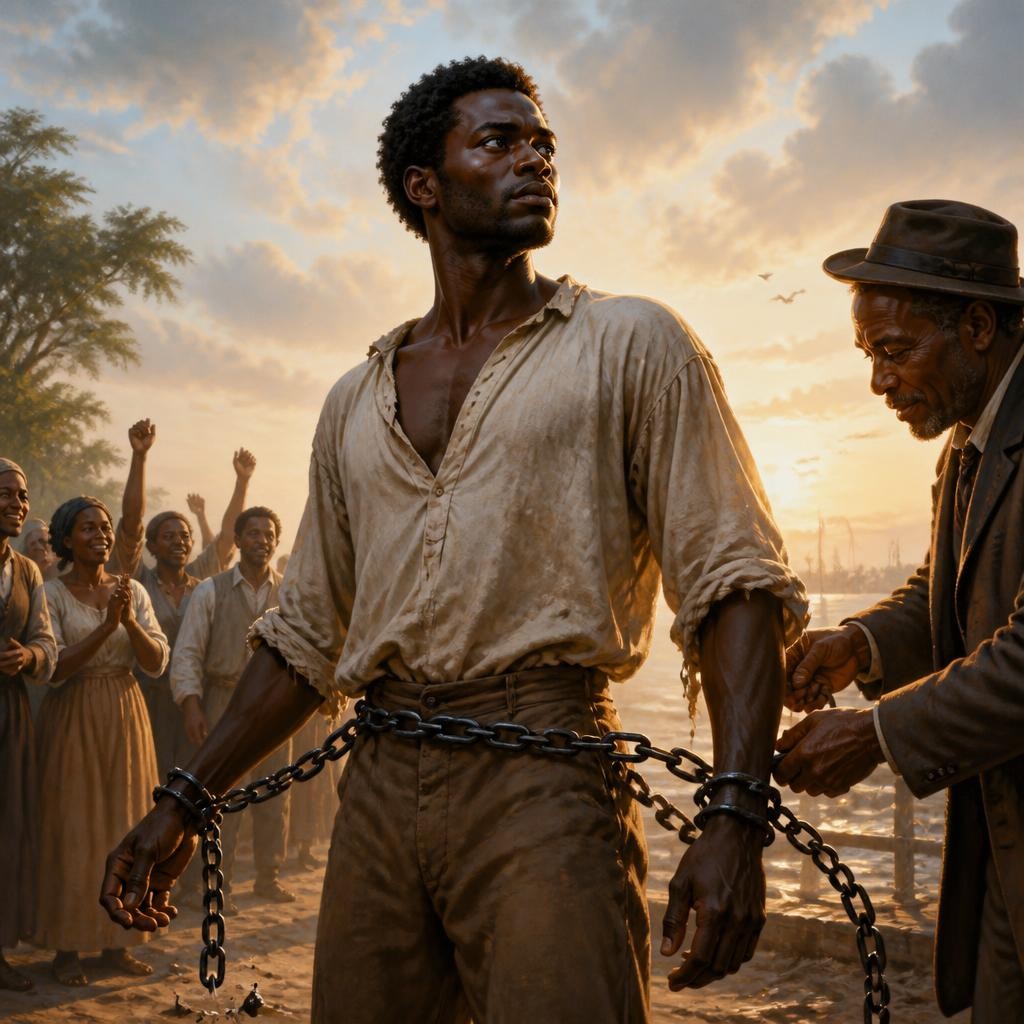 Illustration for the English word “slavery”