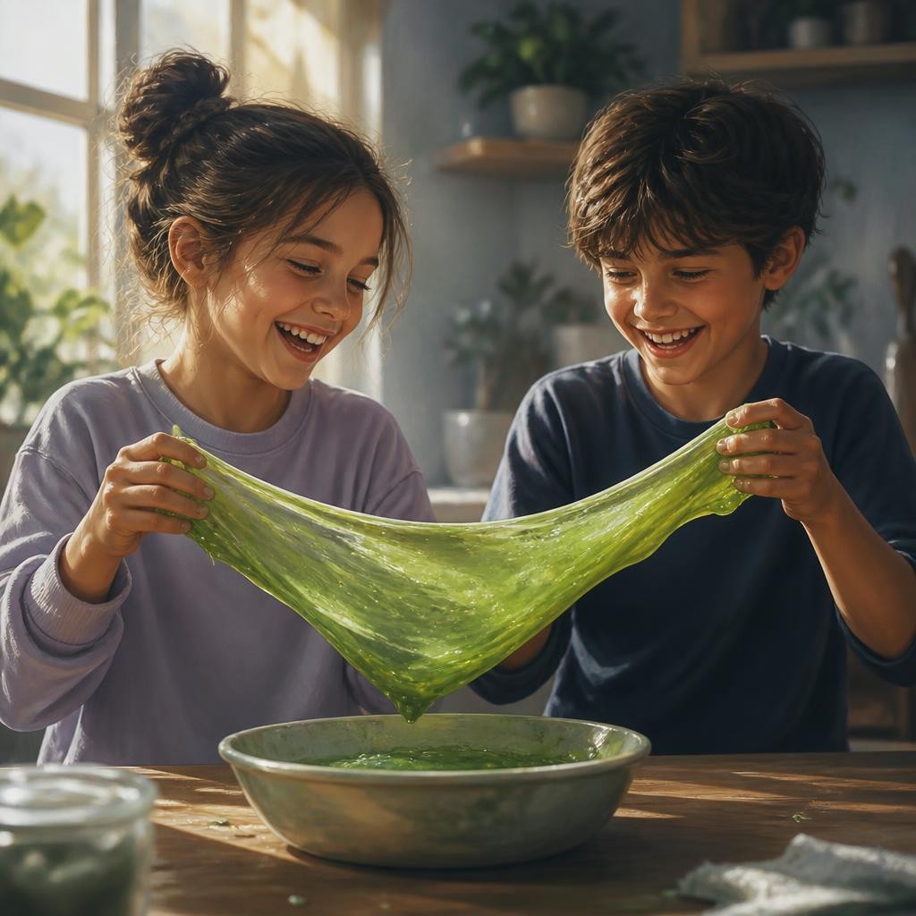 Illustration for the English word “slime”
